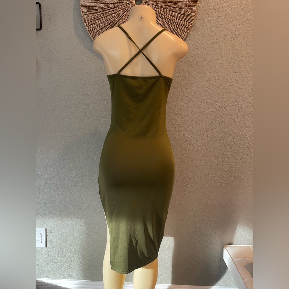 Olive  Bodycon - Picture 3 of 3